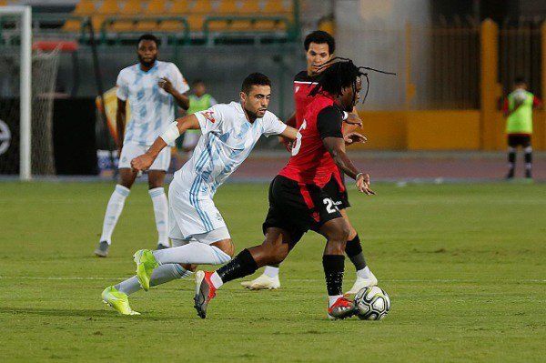 من مباراة بيراميدز وطلائع الجيش