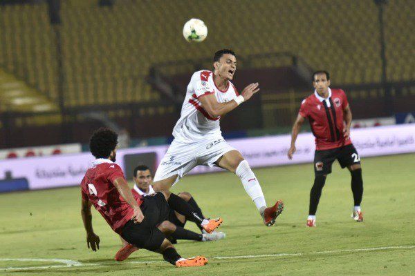 من لقاء الزمالك وإف سي مصر