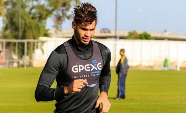 شمس الدين الذوادي في تدريب اليوم