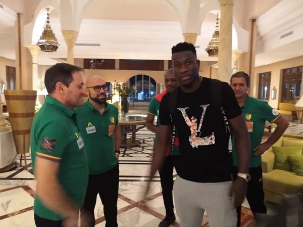 لاعبو منتخب الكاميرون في تونس 