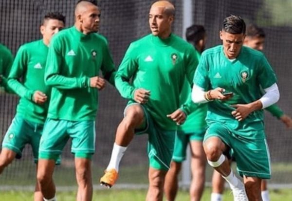 تدريبات منتخب المغرب