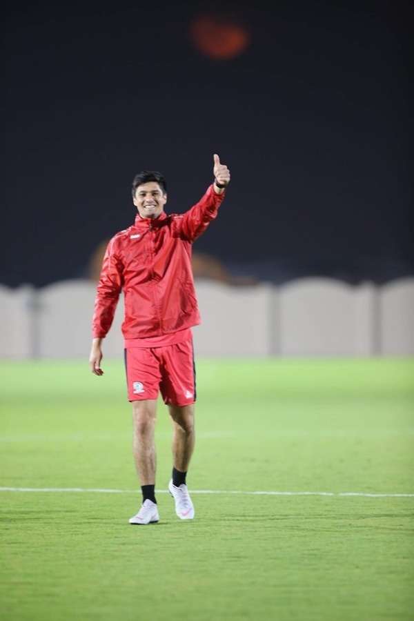 ياسر إسلامي مهاجم المنتخب الفلسطيني