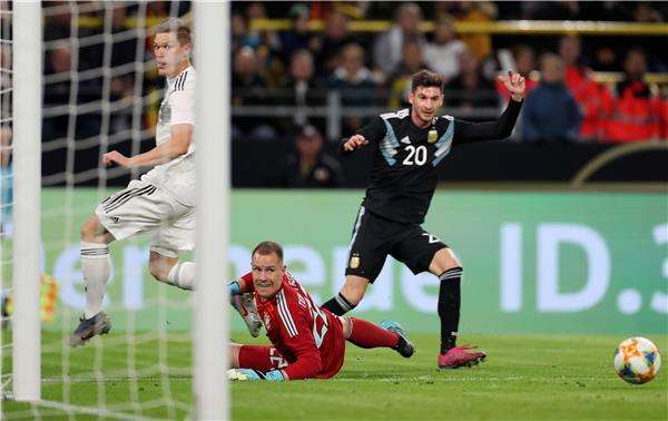 من لقاء ألمانيا ضد الأرجنتين