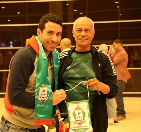 شلباية خلال استقبال أبو تريكة