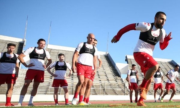 من تدريبات منتخب تونس