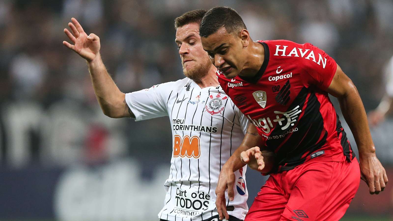 من لقاء كورينثيانز وبارانينسي