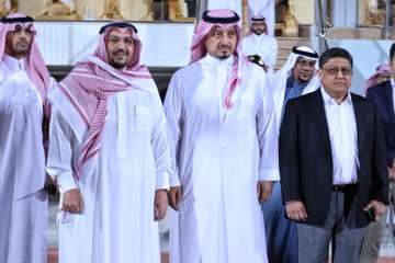 المسحل مع أمير القصيم