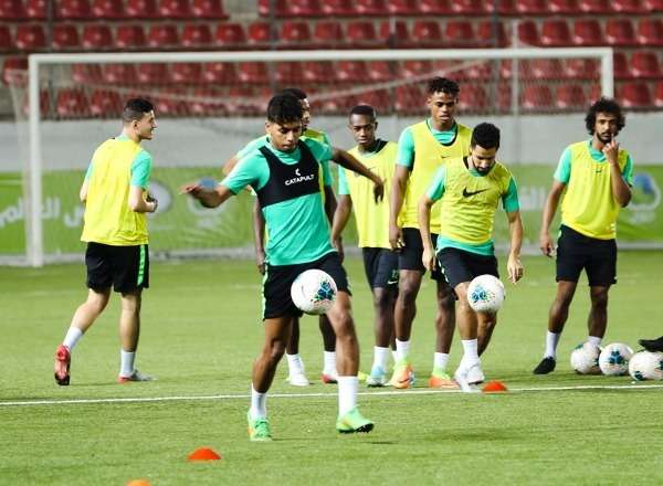 الحصة التدريبية للمنتخب السعودي