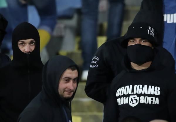 من جماهير بلغاريا في مباراة اليوم