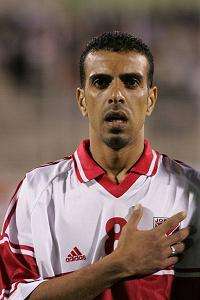 قائد المنتخب الاردني حسونة الشيخ
