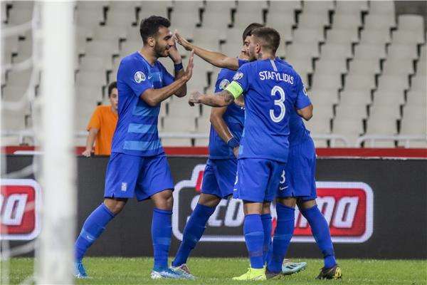 فرحة لاعبي اليونان