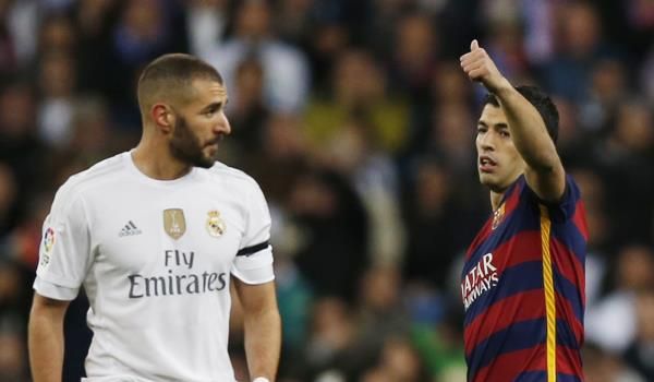 بنزيما وسواريز من كلاسيكو سابق