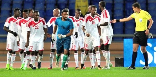 لاعبو المنتخب السوداني المحلي