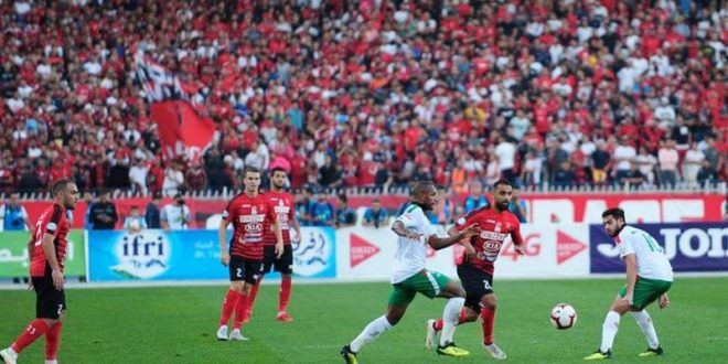 من مباراة سابقة بين مولودية الجزائر واتحاد العاصمة