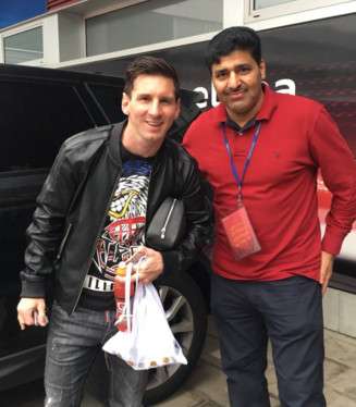 نايف جابر رفقة ميسي