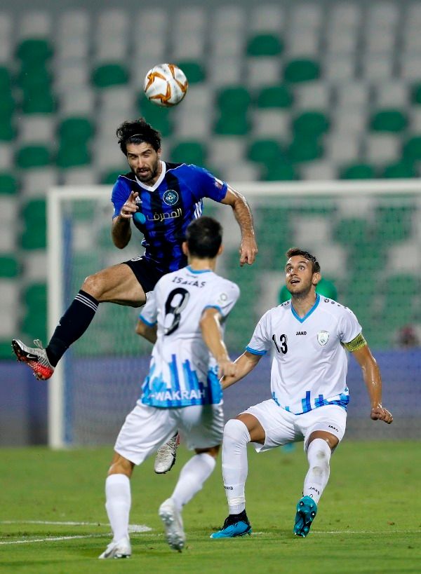 لقطة من المباراة