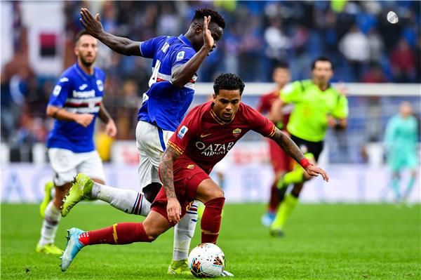 من لقاء روما وسامبدوريا 