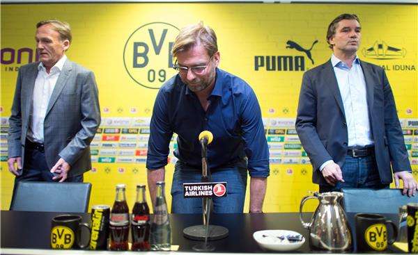 كلوب مع زورك وفاتسكه إبان عمله في دورتموند