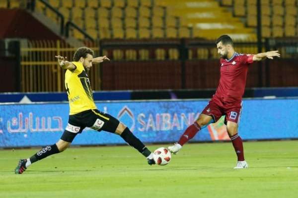 لقطة من المباراة