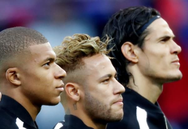 نيمار وكافاني ومبابي