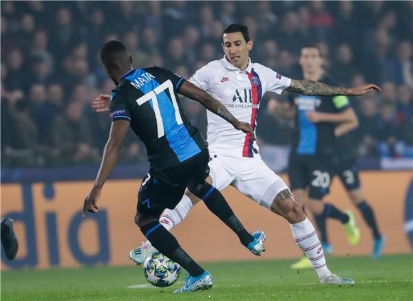 دي ماريا من مباراة كلوب بروج