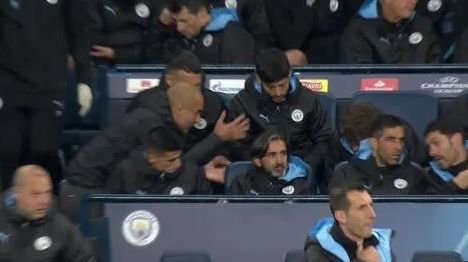 جوارديولا أثناء انفعاله