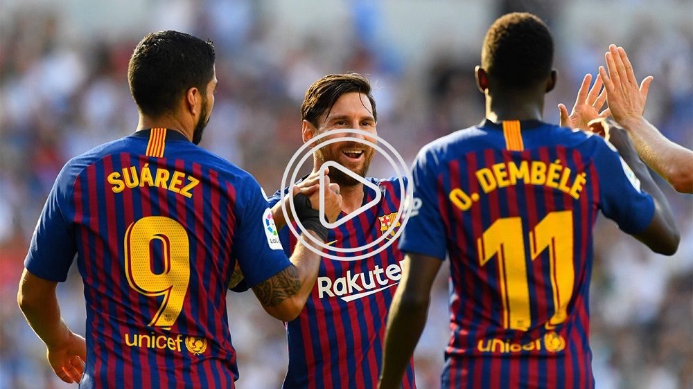 ميسي وسواريز وديمبلي