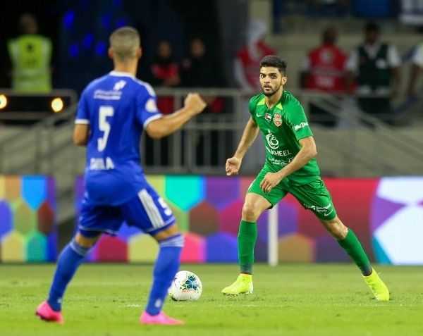 من لقاء النصر وشباب الأهلي