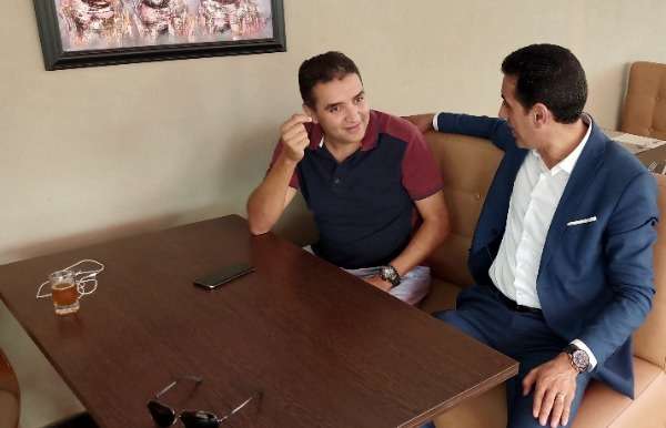 المقتريض مع مراسل كووورة