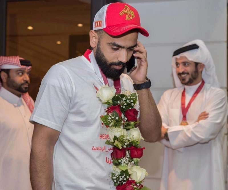 مهدي سعد خلال المكالمة