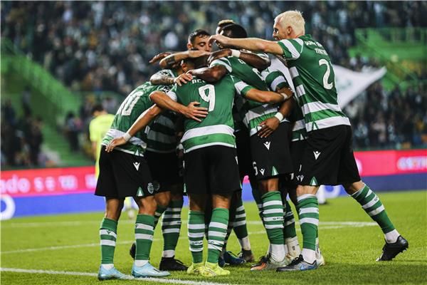 فرحة لاعبي لشبونة