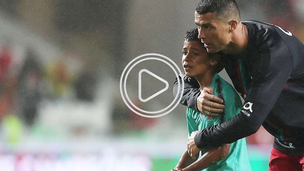 رونالدو وابنه