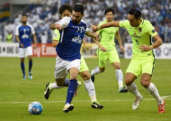 من لقاء سابق بين الهلال وأوراوا