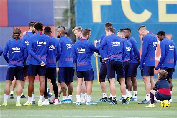 لاعبو برشلونة