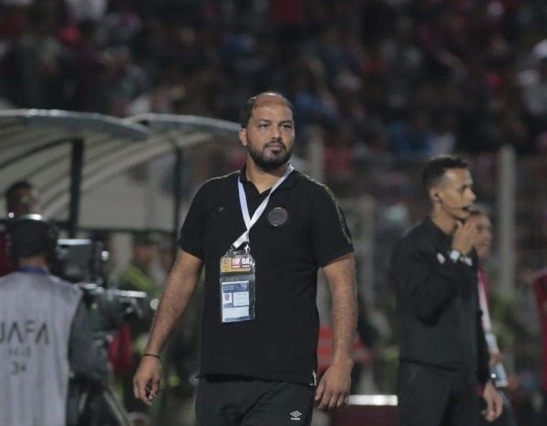 معين الشعباني في مباراة آسفي