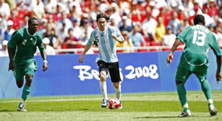 ميسي في نهائي أولمبياد 2008