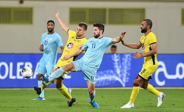 من لقاء بني ياس واتحاد كلباء