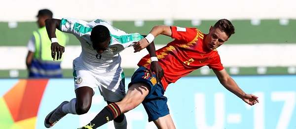 من لقاء إسبانيا والسنغال