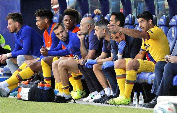 لاعبو برشلونة