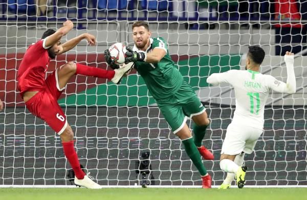 من مباراة لمنتخب لبنان