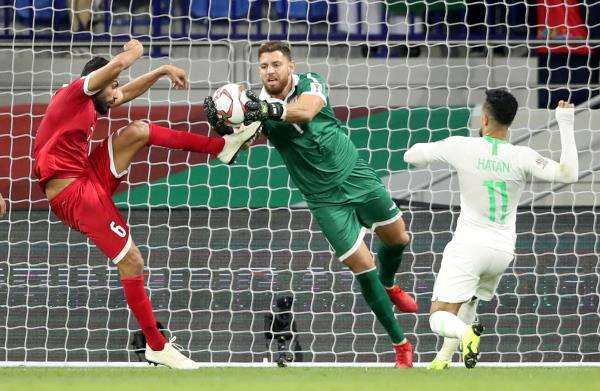 من مباراة لمنتخب لبنان