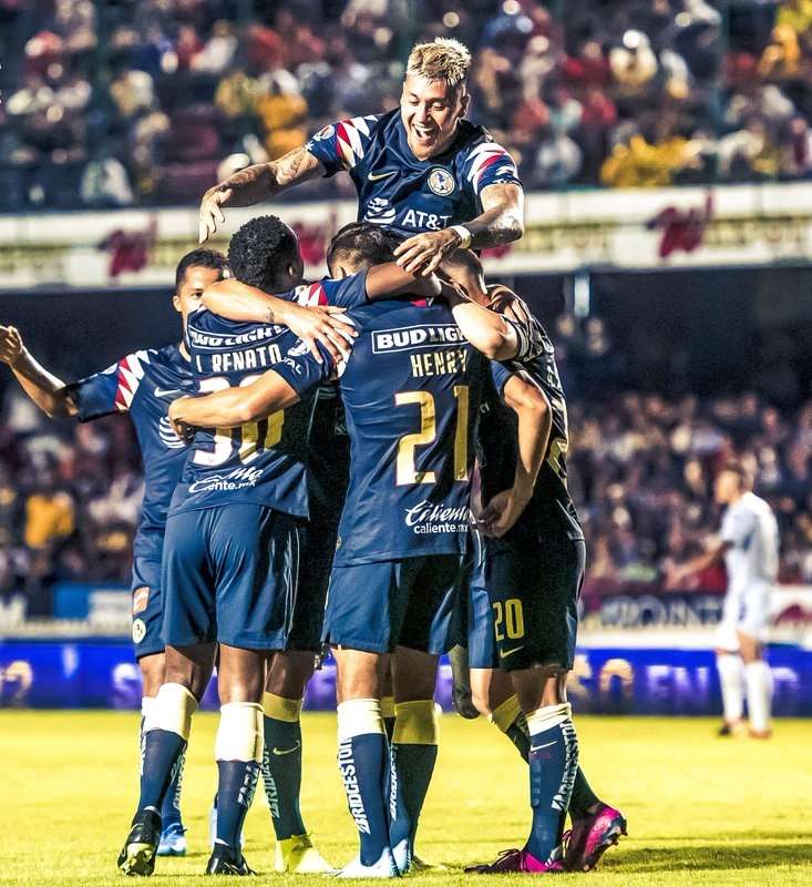 فرحة لاعبي كلوب أمريكا