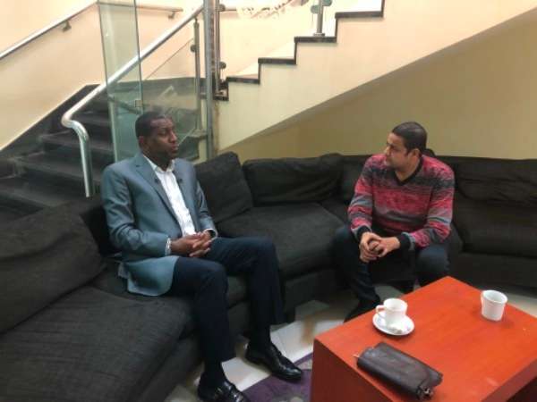 ربيع ياسين مع مراسل كووورة