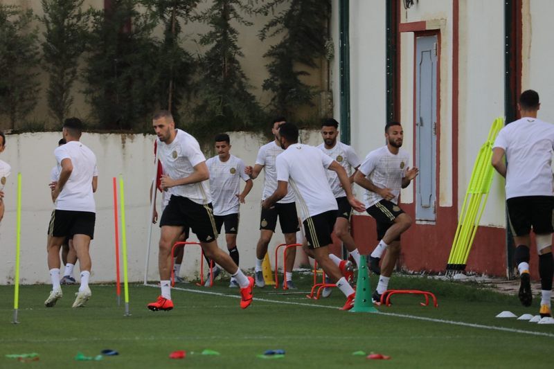 تدريبات منتخب الجزائر