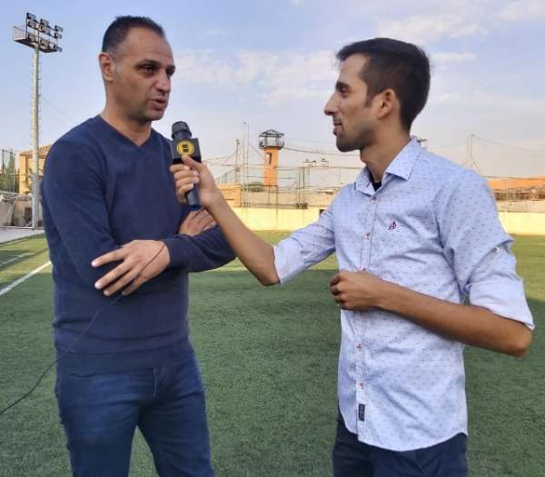 إياد عبد الكريم مع مراسل كووورة