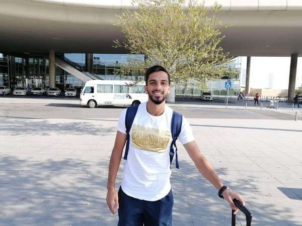 موسى التعمري لحظة وصوله الأردن 