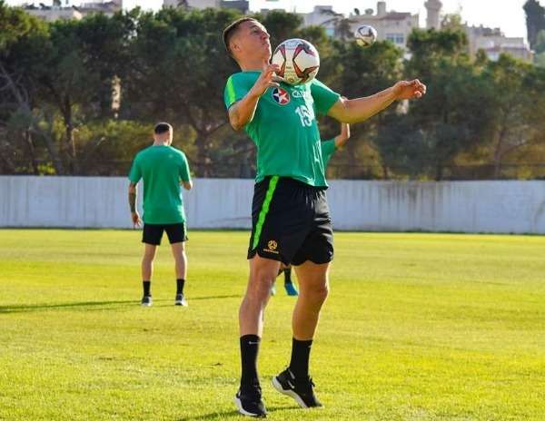 جانب من تدريبات أستراليا