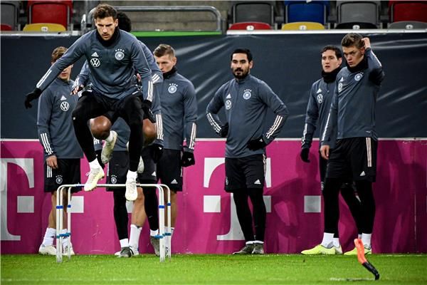 جوريتسكا في مران منتخب ألمانيا