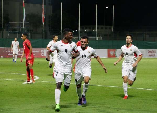فرحة أردنية بهدف السبق
