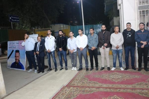 من عزاء علاء علي